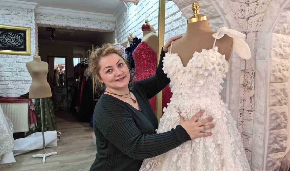 Kışın gelmesiyle durağan bir döneme giren gelinlikçiler, yaz sezonu hazırlıklarına