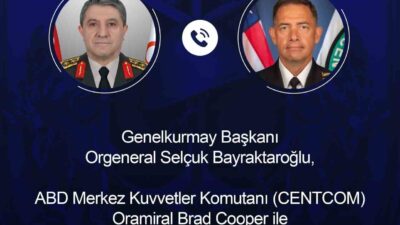 Genelkurmay Başkanı Orgeneral Selçuk Bayraktaroğlu, ABD Merkez Kuvvetler Komutanı (CENTCOM)