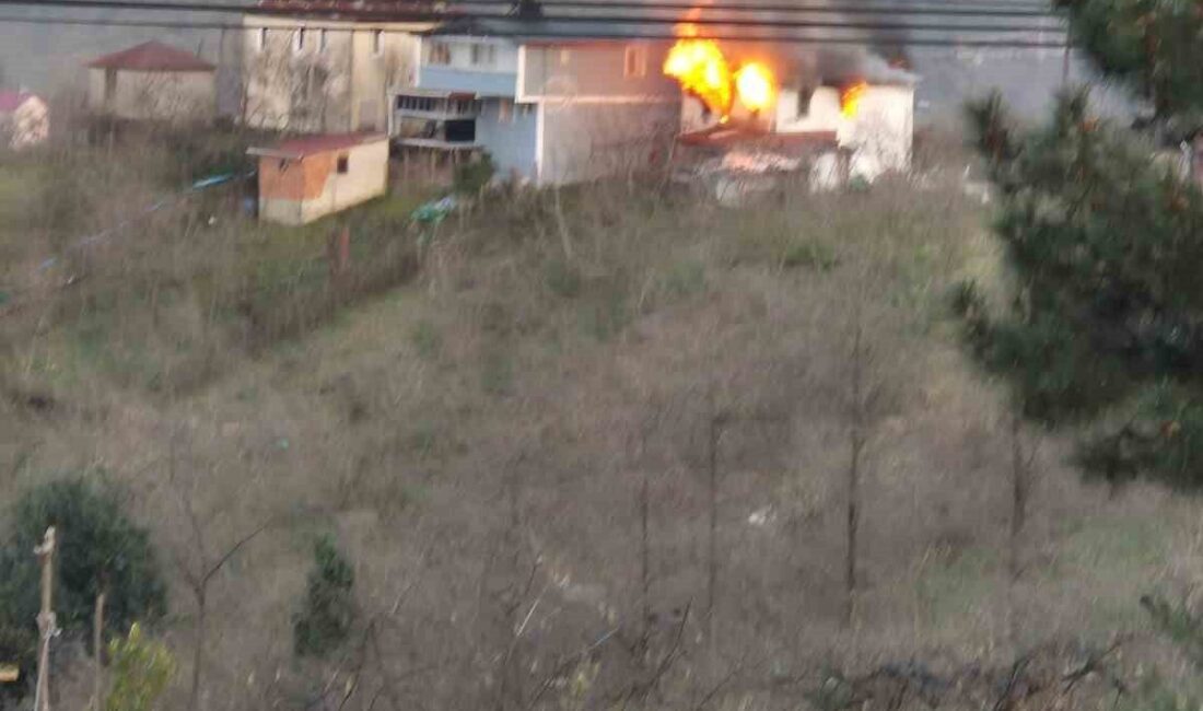 Giresun’un Bulancak ilçesinde müstakil bir evde henüz belirlenemeyen bir nedenle