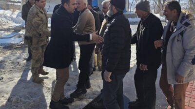 Adıyaman’ın Gölbaşı Kaymakamı Kadir Algın, Harmanlı Belde Belediye Başkanı Ali