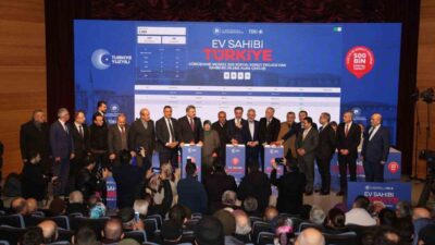 Gümüşhane’de TOKİ’nin 500 bin sosyal konut projesi kapsamında yapılacak 940