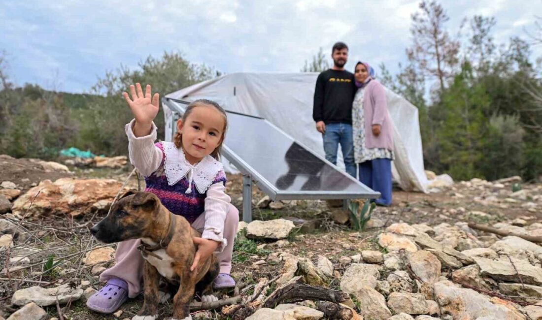 Mersin Büyükşehir Belediyesinin hayata geçirdiği güneş paneli desteğiyle, konargöçer küçükbaş