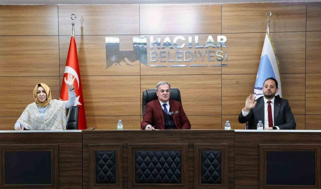 Hacılar Belediyesi Ocak Ayı Olağan Meclis Toplantısı, meclis üyeleri ve