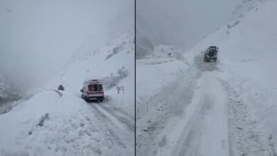 Karayolları 114. Şube Şefliği ve sağlık ekipleri, aniden rahatsızlanan 7