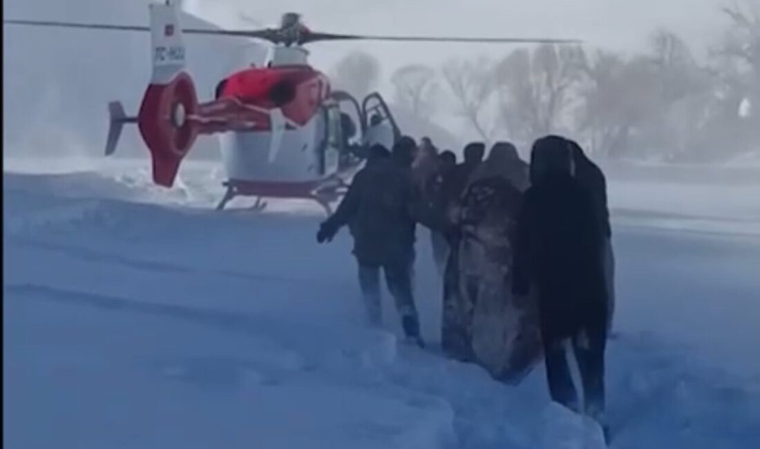Hakkari’de 180 santimetreyi bulan kar kalınlığına rağmen sağlık ekipleri 5