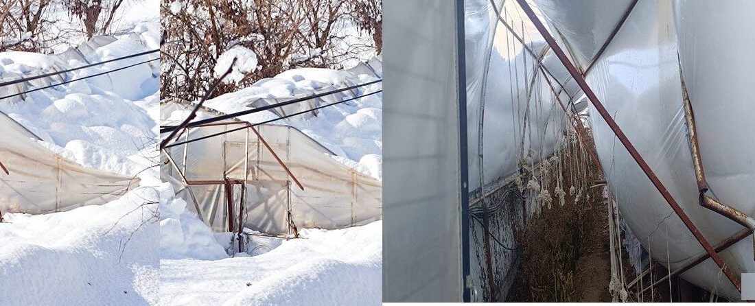 Hakkari-Çukurca karayolu üzerinde bulunan Çimenli köyünde, yoğun kar yağışı nedeniyle