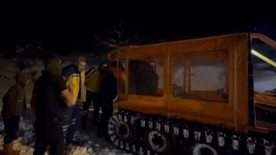 Gaziantep’te bir köyde rahatsızlanan kadının imdadına, sağlık ve AFAD ekipleri