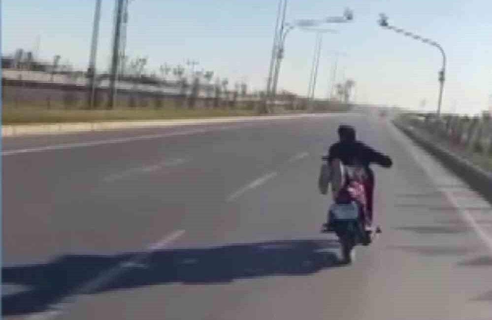 Hatay’da akrobatik hareketler yaparak canını hiçe sayan ve o anları