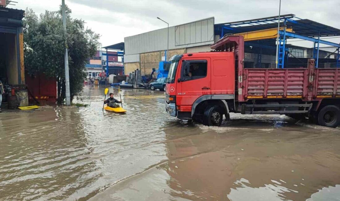 Adana’da bir imalathanede çalışan Baran Dudukanlı, her yağmurda iş yerinin