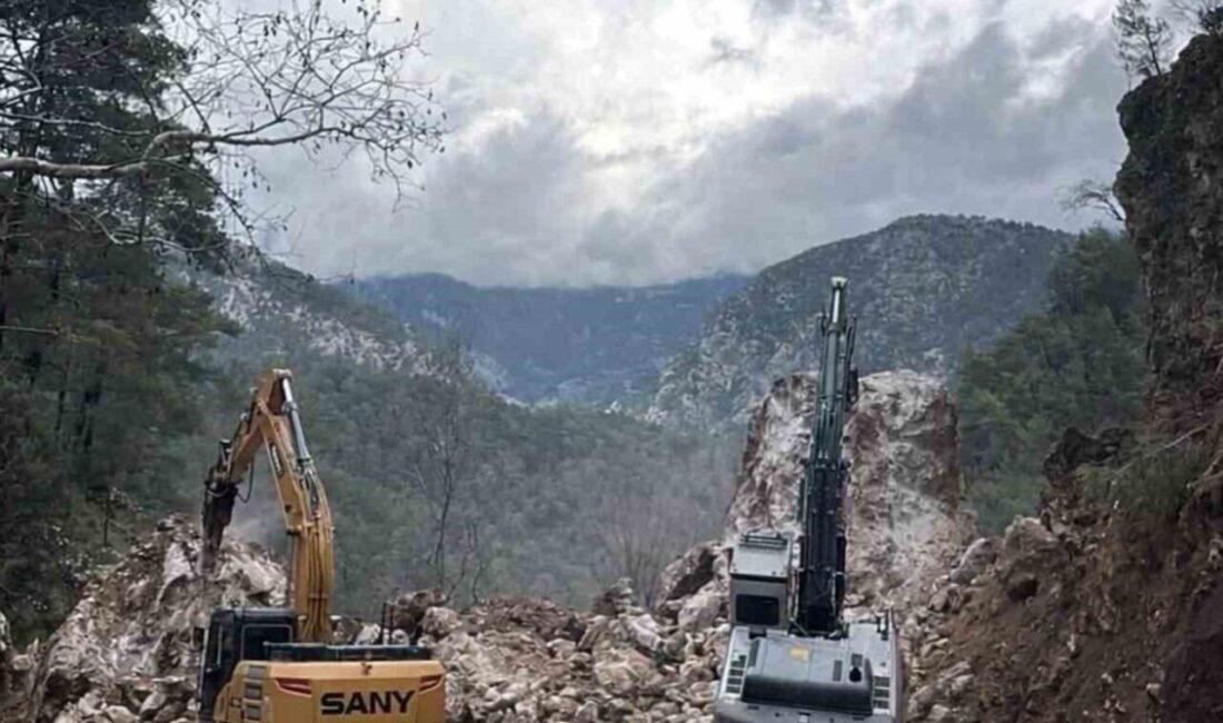 Muğla’nın Fethiye ilçesinde yoğun yağış sonrası Kızlbel ve Söğütlü Mahallesi
