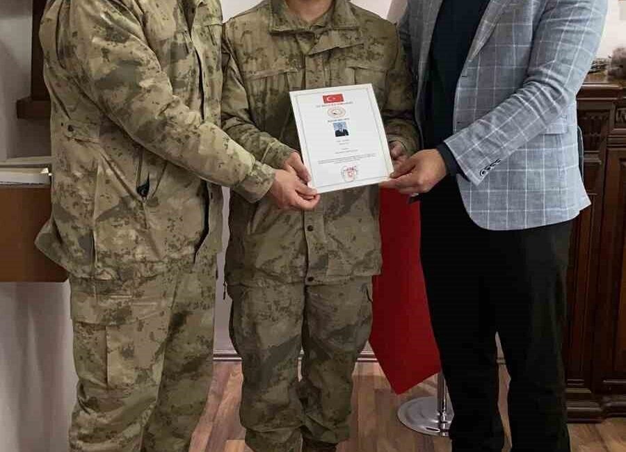 Tunceli’nin Hozat ilçesinde görev yapan Uzman Çavuş Yunus Can, görev