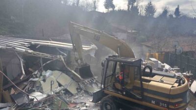 İstanbul Büyükşehir Belediyesi’ne (İBB) bağlı zabıta ekipleri tarafından Üsküdar’da ev