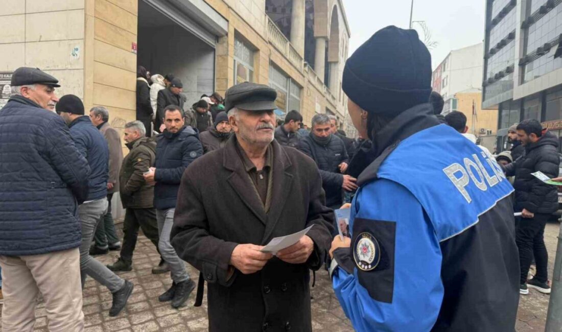 Iğdır Emniyet Müdürlüğü’ne bağlı Toplum Destekli Polislik Büro Amirliği ekipleri,