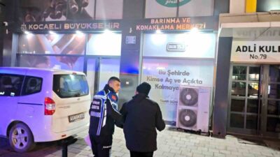 Kocaeli Büyükşehir Belediyesi Zabıta Dairesi Başkanlığı ekipleri, yardıma ihtiyacı olan