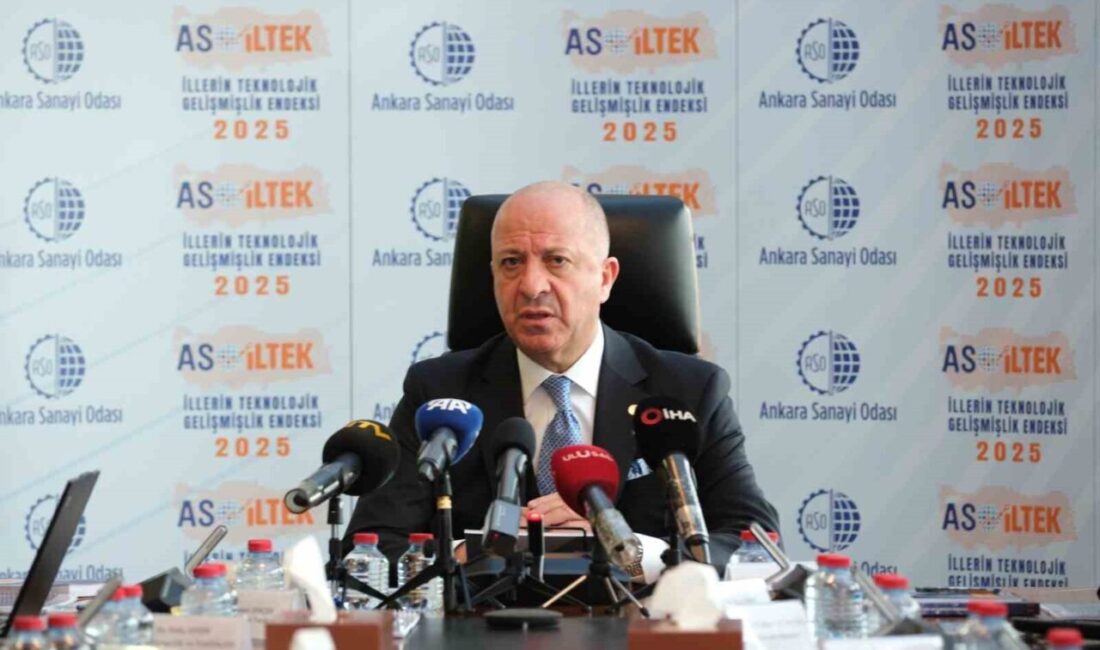 Ankara Sanayi Odası’nın (ASO) hazırladığı İllerin Teknolojik Gelişmişlik Endeksi ASO-İLTEK