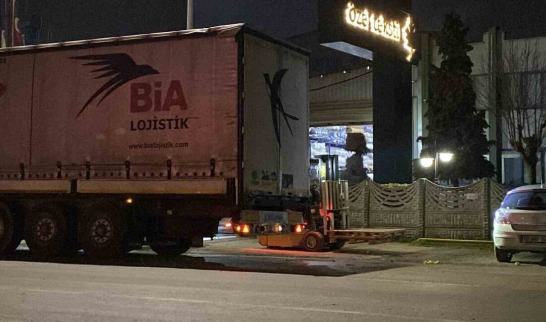 Bursa’nın İnegöl ilçesinde park halindeki TIR’ın dorsesinden düşen işçi yaralandı.