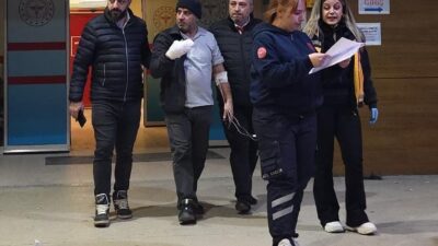 Bursa’nın İnegöl ilçesinde mobilya fabrikasında daire testere ile parça kesen