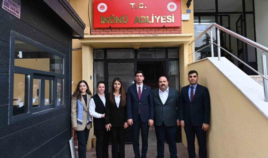 İnönü Belediye Başkanı Serhat Hamamcı, İlçe Kaymakamı Talha Atılay Teymur