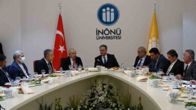 İnönü Üniversitesi Rektörü Prof. Dr. Nusret Akpolat, 10 Ocak Çalışan