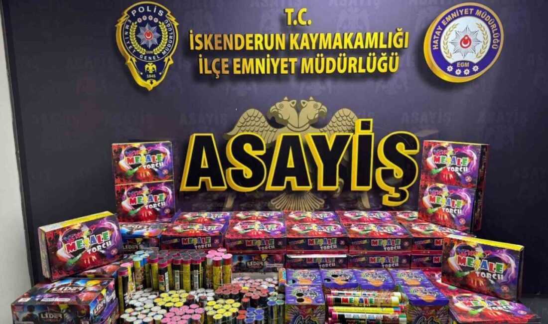 Hatay’ın İskenderun ilçesinde Emniyet Müdürlüğü ekipleri, genel asayiş ve kamu