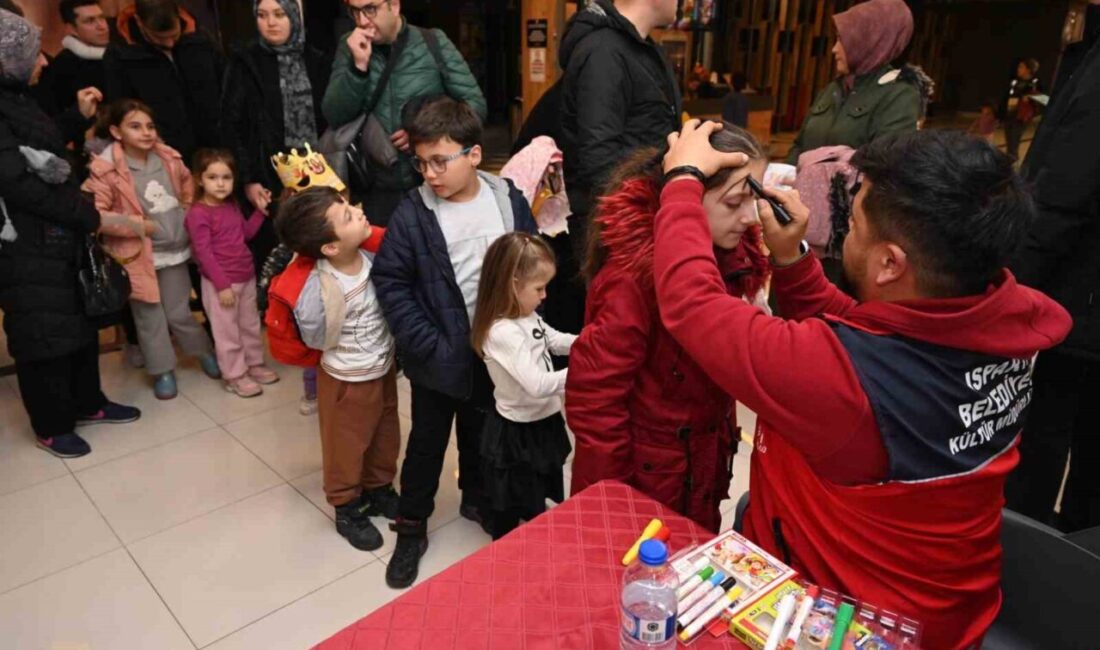 Isparta Belediyesi, okulların yarıyıl tatiline girmesiyle çocuklara yönelik çeşitli etkinlikler