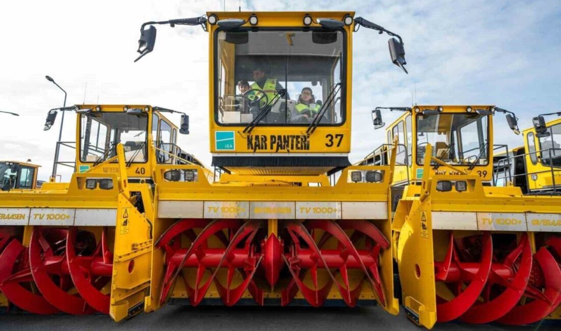 İGA İstanbul Havalimanı, kar yağışını eğitimli teknik personeli ve geniş