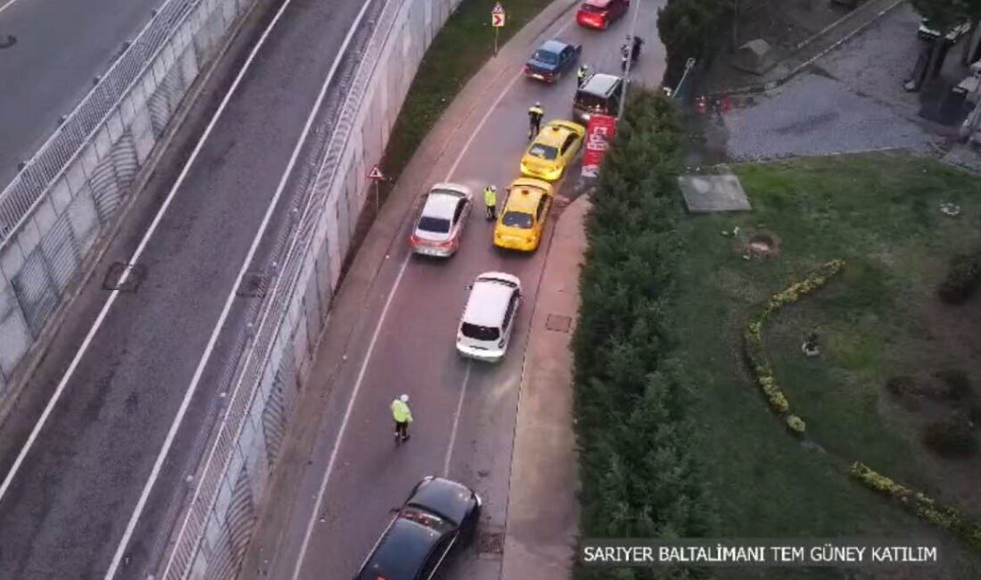 İstanbul’da 45 noktada yapılan dron destekli trafik uygulamasında kurallara uymadıkları