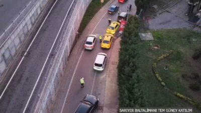 İstanbul’da 45 noktada yapılan dron destekli trafik uygulamasında kurallara uymadıkları