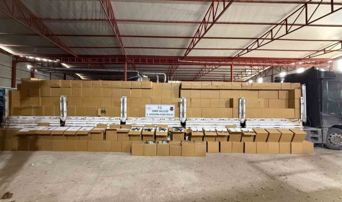 İzmir’de jandarma ekiplerince düzenlenen 2 ayrı operasyonda, piyasa değeri 7