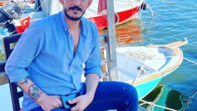 İzmir’in Bayraklı ilçesinde, belediye otobüsünü sollamaya çalıştığı sırada devrilen motosikletin