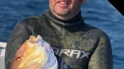 İzmir’in Tire ilçesinde domuz avına çıkan eski milli sporcu, sırtında