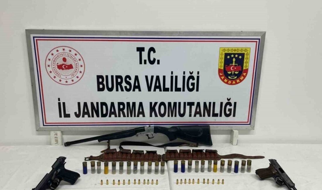 Bursa’nın İznik ilçesinde jandarma ekiplerince şüpheli şahsın evinde yapılan aramada
