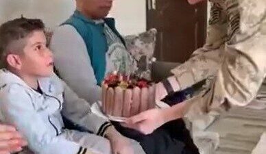 Hakkari İl Jandarma Komutanlığı personeli, özel gereksinimli Doğanay Karakurt’un 10’uncu