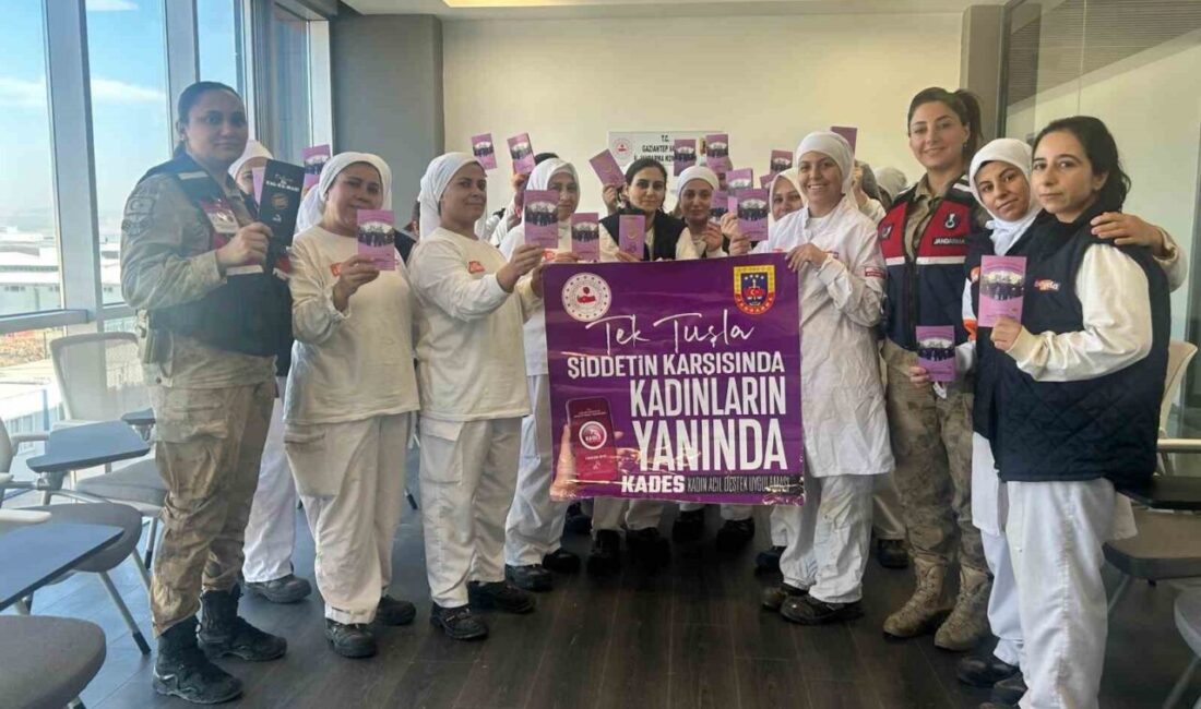 Gaziantep’te jandarma ekipleri, 2025 yılında 18 bin 409 kadının telefonuna