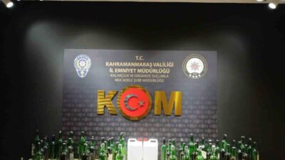 Kahramanmaraş’ta düzenlenen kaçakçılık ve sahte içki operasyonunda 3 şüpheli yakalandı.