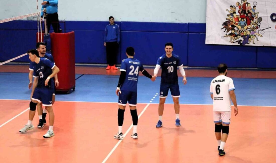 Türkiye Erkekler Voleybol 1. Ligi’nde mücadele eden Kocaeli Büyükşehir Belediyesi