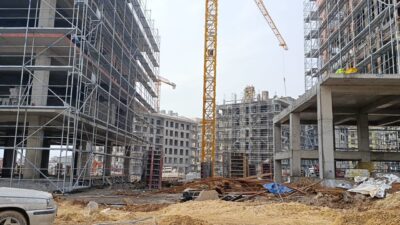 Kahramanmaraş’ta bir inşaatta meydana gelen kazada 1 işçi yaralandı. Olay,