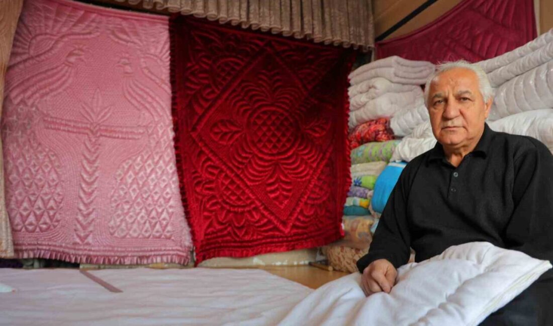 Kahramanmaraş’ta 40 yıldır yorgancılık yapan esnaf, yakın gelecekte yorgancılık yapan