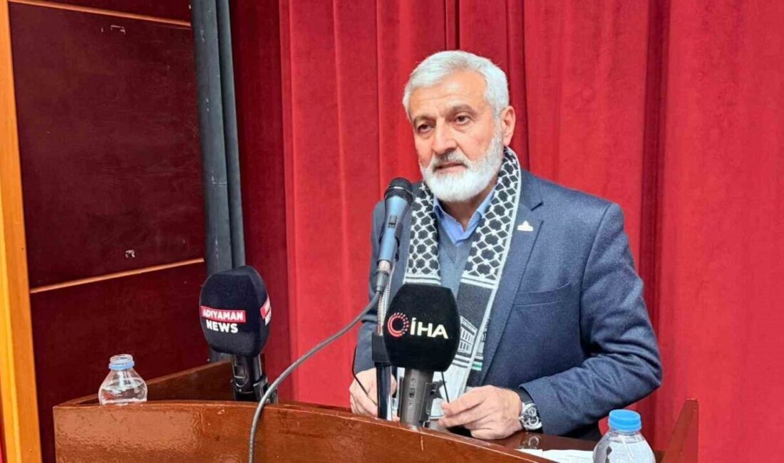 Adıyaman’ın Kahta STK Platformu tarafından Kahtalı Mıçe Kültür Merkezi’nde “Gazze