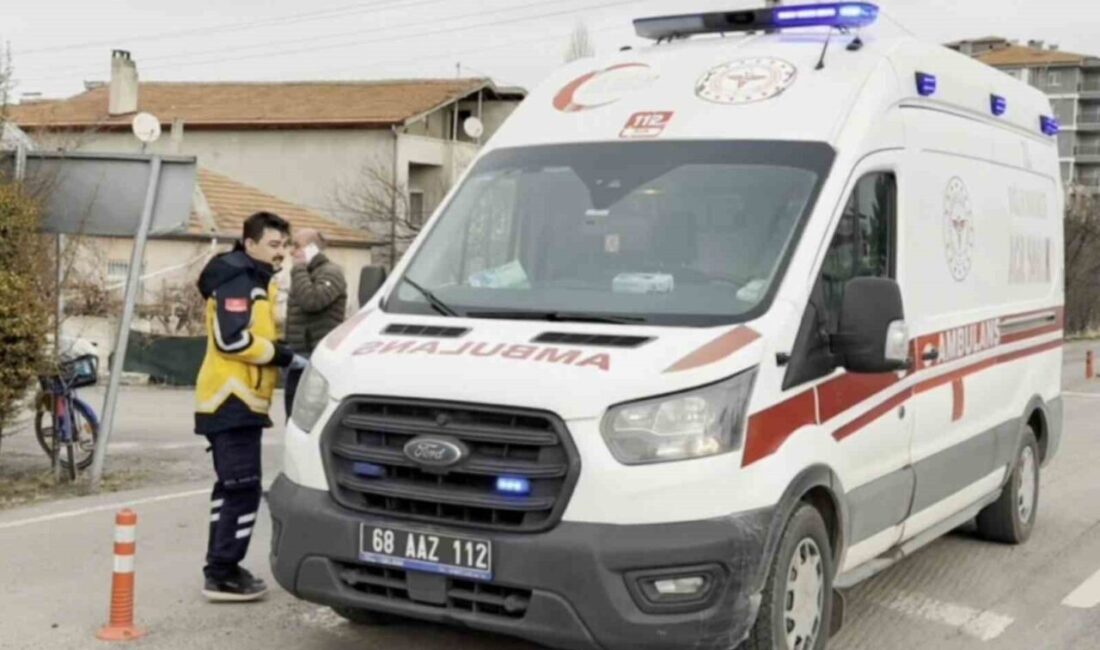 Aksaray’da kamyonetin bisiklete çarpması sonucu meydana gelen kazada bisiklet sürücüsü