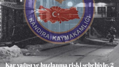Kocaeli’de etkisini artıran kar yağışı ve buzlanma riski nedeniyle cuma