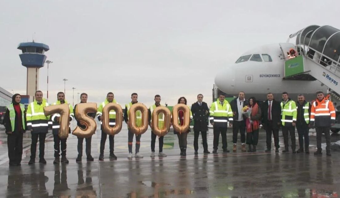 Kapadokya Havalimanı; 2025 yılında toplam 750 bin yolcuya hizmet vererek