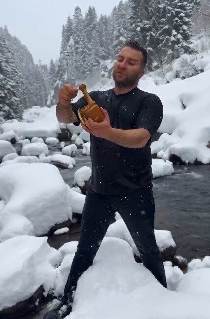 Trabzon’da işletme sahibi İbrahim Muratoğlu, tanıtımını yapmak istediği ürün için