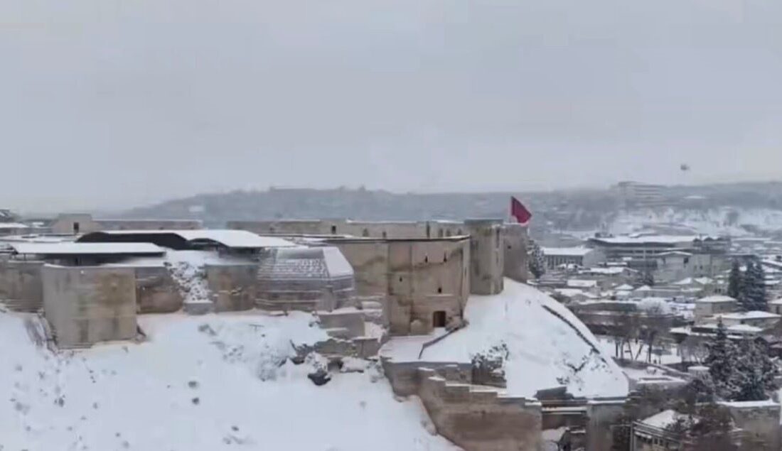 Gaziantep’te geçtiğimiz günlerde etkili olan kar yağışının ardından kentin tarihi