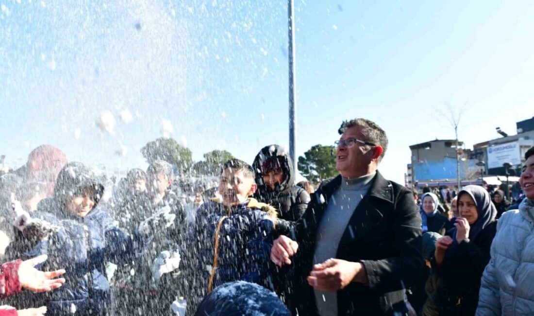 Manisa’nın Alaşehir ilçesinde yarıyıl tatiline giren çocuklar için belediye tarafından