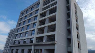 Karabük’te üniversite öğrencilerinin barınma ihtiyacını karşılamaya yönelik yapımı süren öğrenci