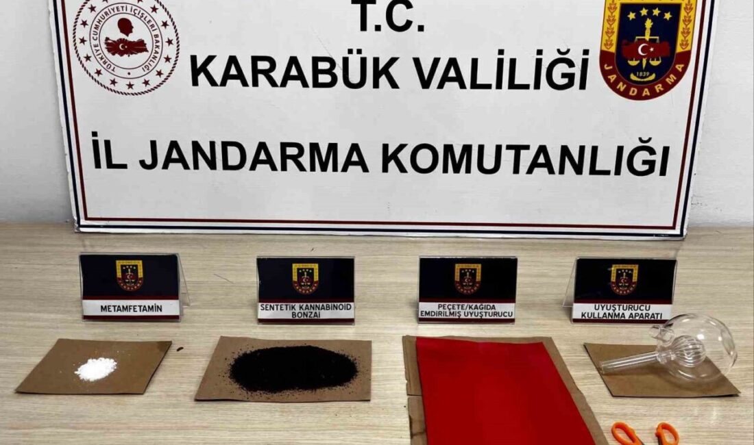 Karabük’te jandarma ekiplerince düzenlenen uyuşturucu operasyonlarında çok sayıda sentetik uyuşturucu