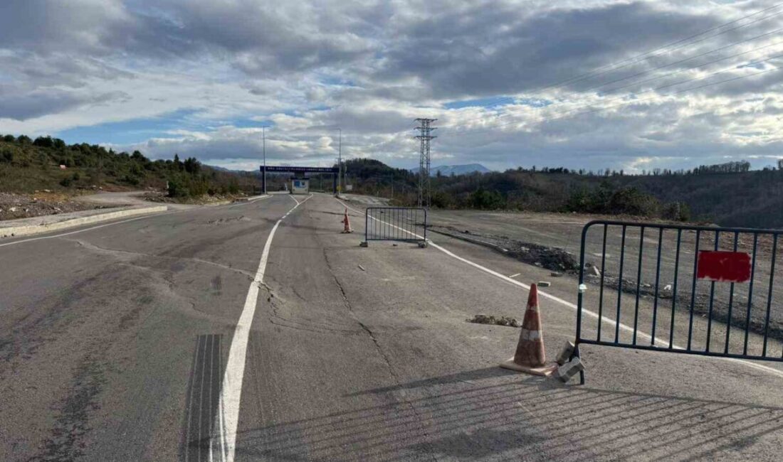 Zonguldak’ın Karadeniz Ereğli ilçesinde bulunan Ereğli Organize Sanayi Bölgesi yolunda