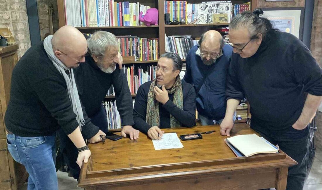 Eskişehir’de bir grup çizer, kalemle çizmesi dakikalar süren çalışmaları saniyeler