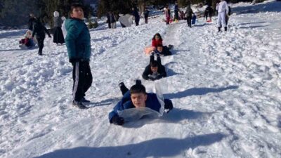 Mersin’in yüksek rakımlı bölgelerinde etkili olan kar yağışı en çok